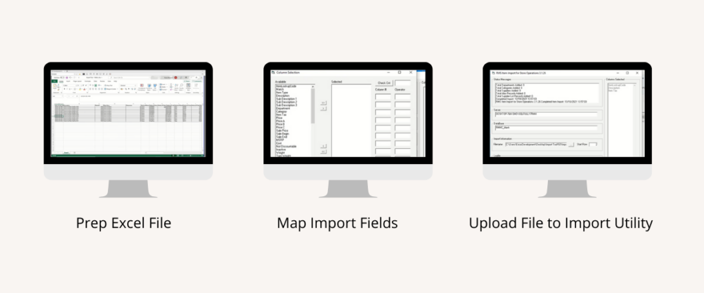 How import utility works