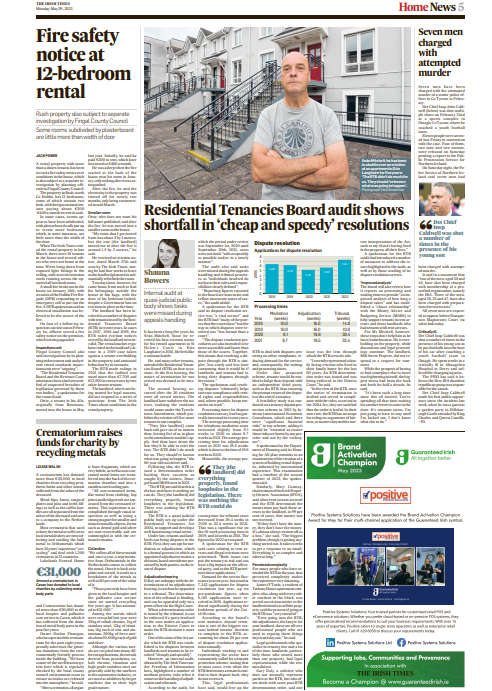 PSS in the Irish Times
